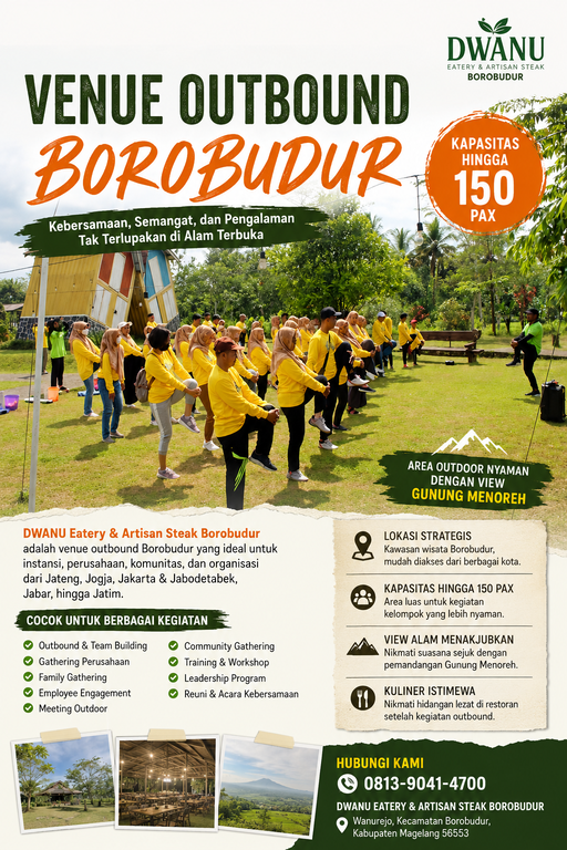 tempat outbound borobudur